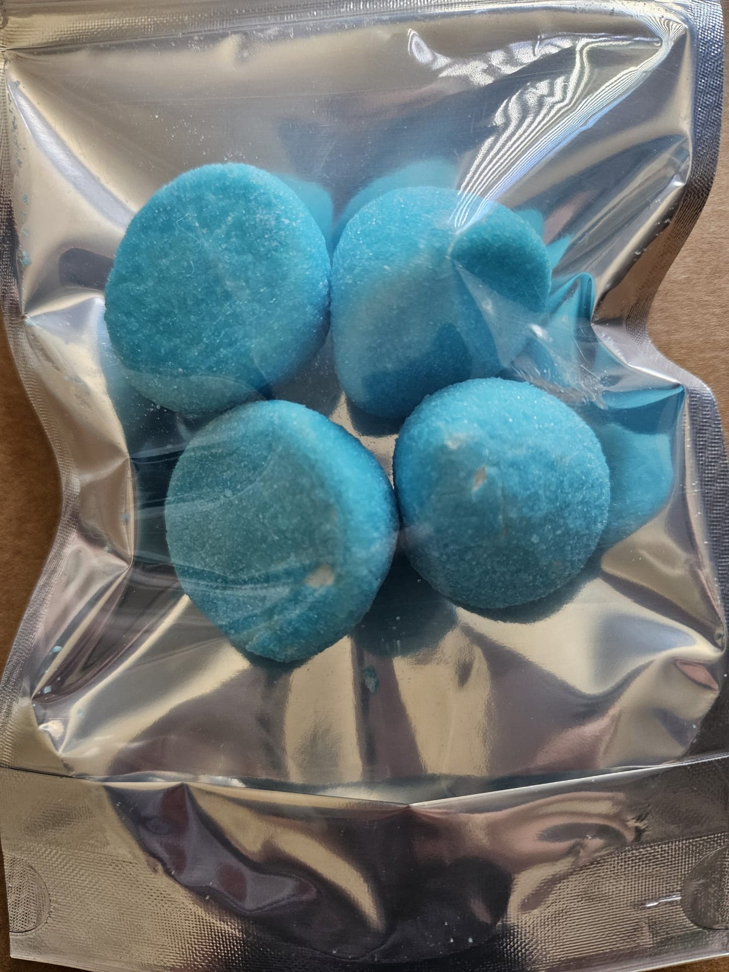 Freeze dried paintballs