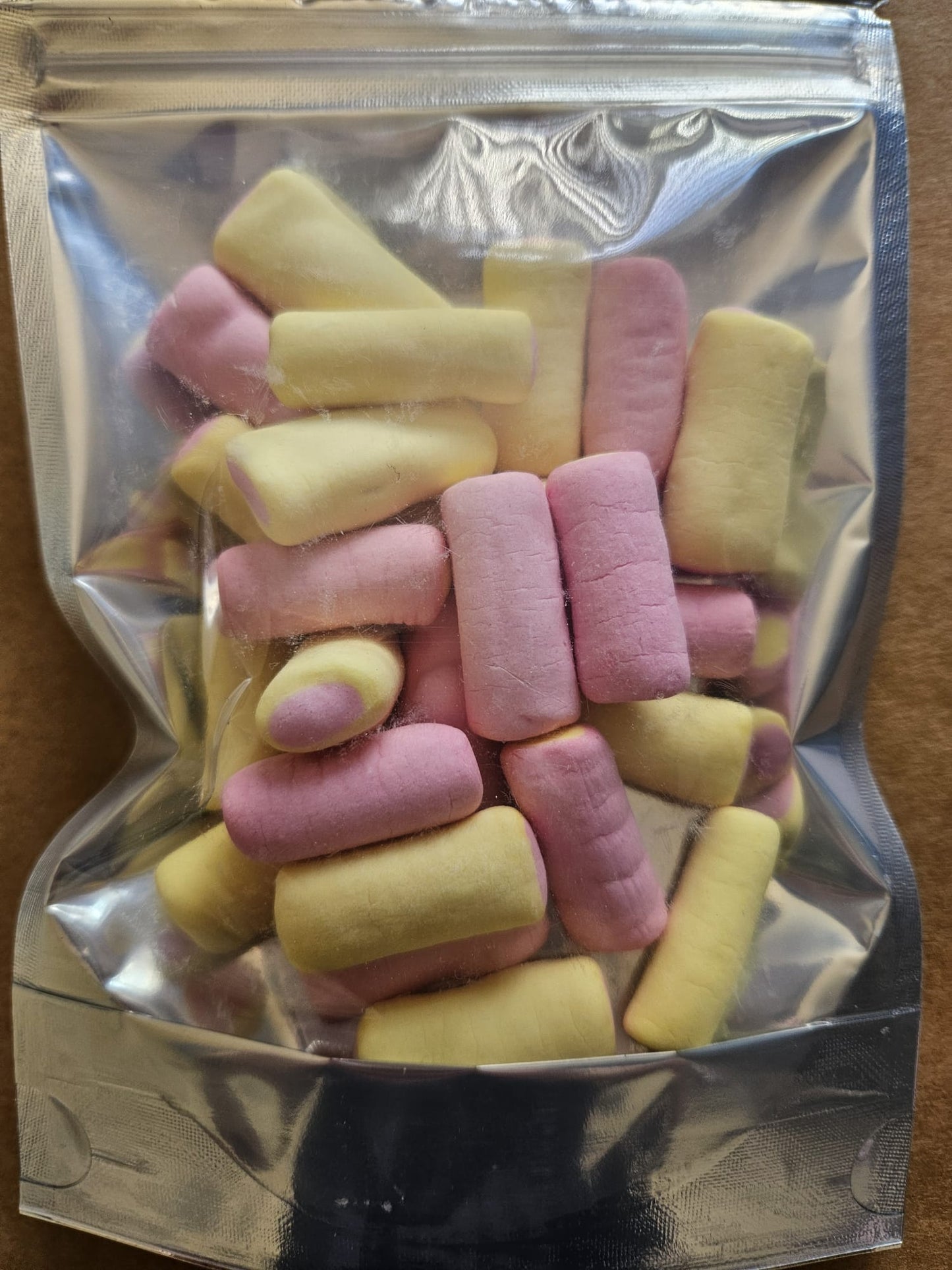 Freeze dried haribo rhubarb and custard