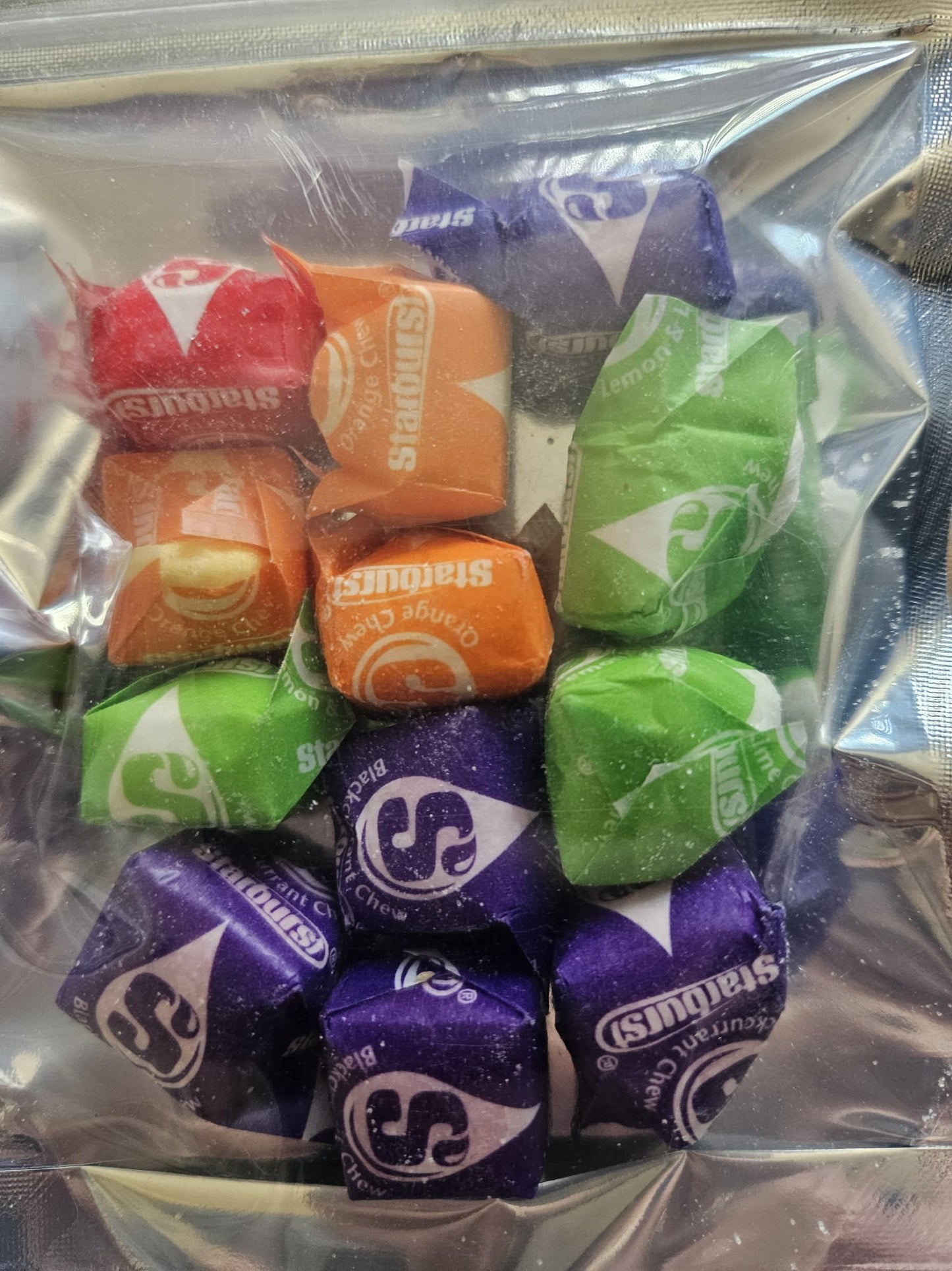 Freeze dried starburst