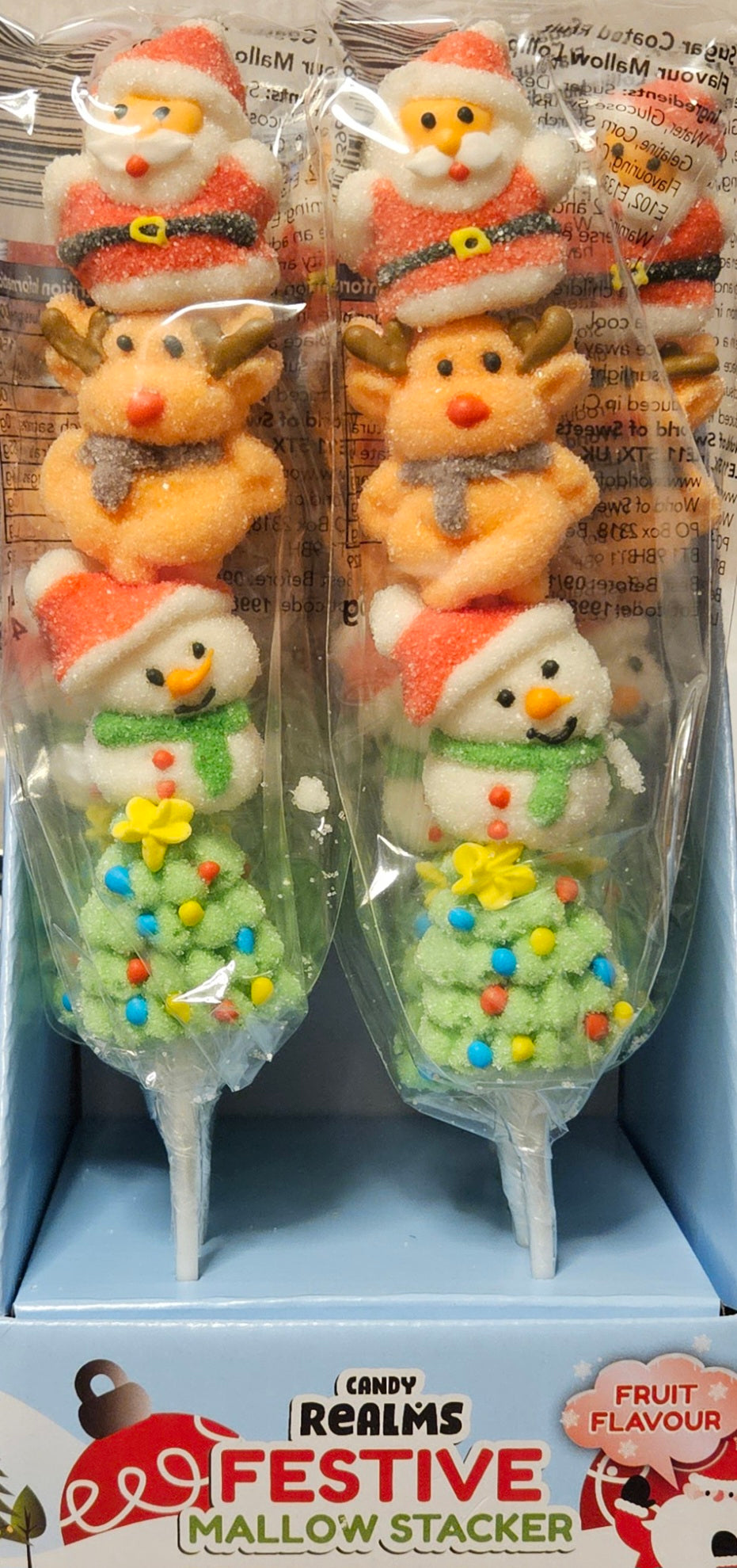 Christmas mallow pops