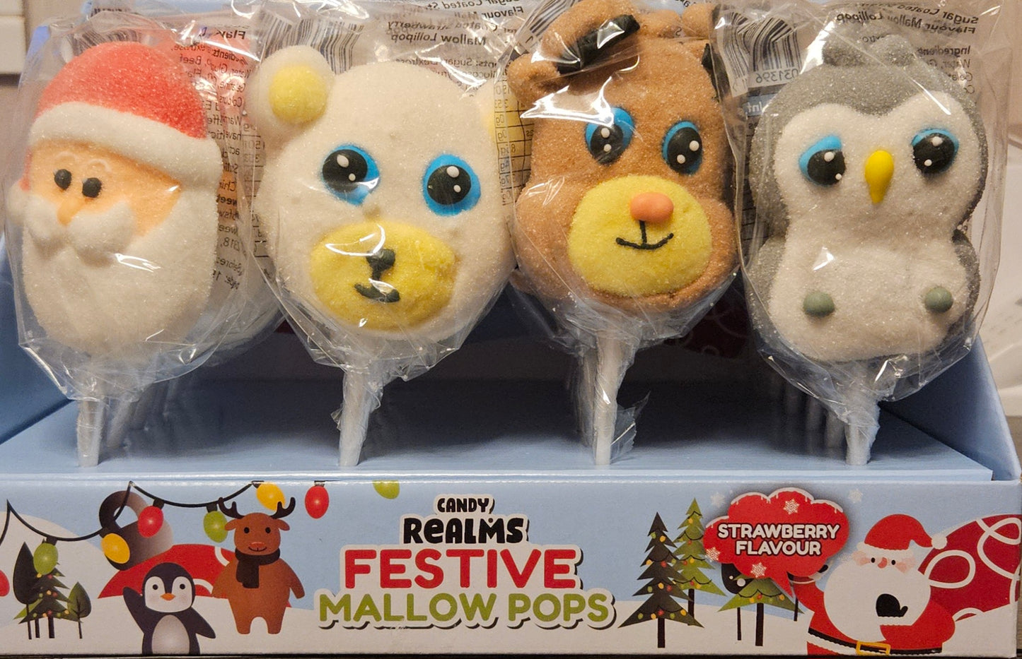 Festive mallow pops