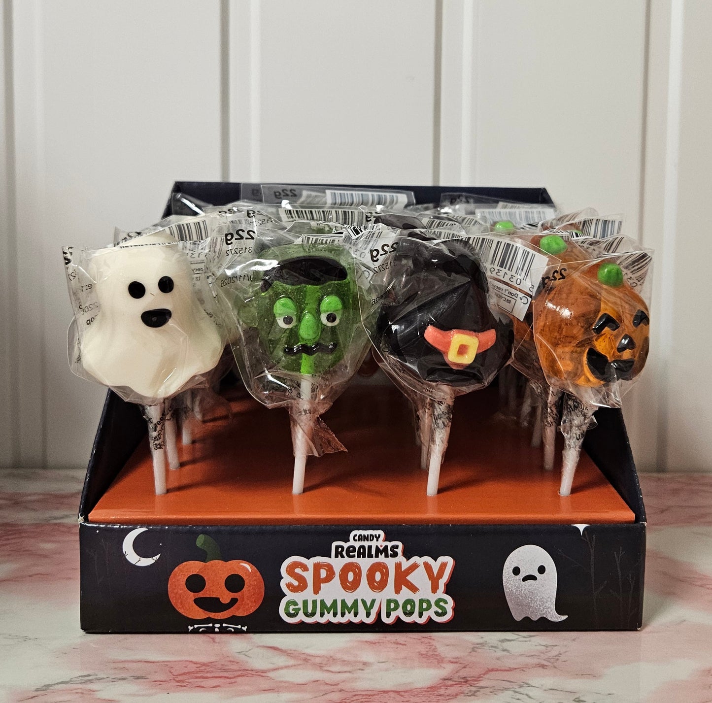 Halloween gummy lollipop