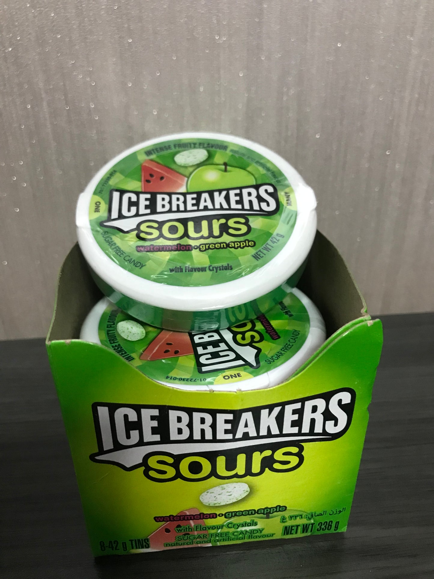Icy breakers (sour) watermelon and green apple
