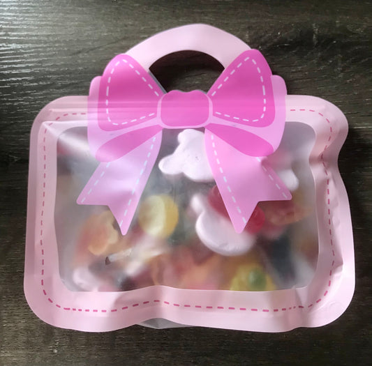Pink school bag
